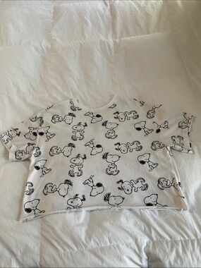 Peanuts Snoopy Crop Top